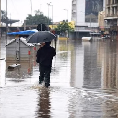 Una tormenta de granizo causó dos muertos y destrucción en el sur de Brasil