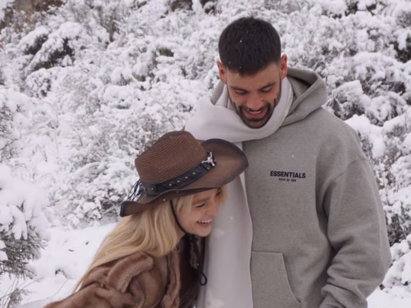 La visita exprés de Marta Fort a Mendoza: las fotos que compartió fotos con su novio en la nieve
