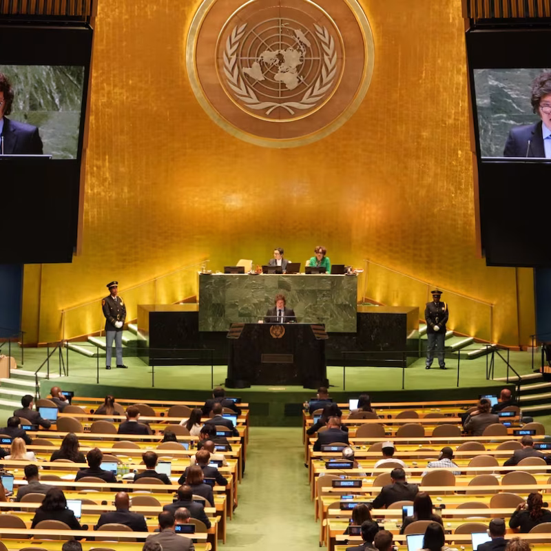 Malvinas, ONU e inteligencia artificial: los tres ejes del discurso de Milei en Nueva York