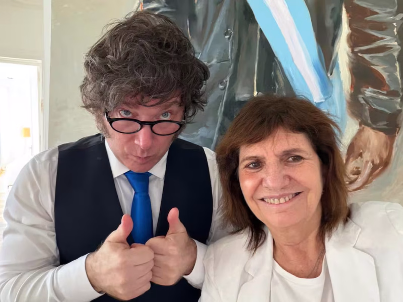 La respuesta de Milei al provocador video de Bullrich con una canción de Lali Espósito