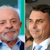 Flávio Bolsonaro supera a Lula en la primera encuesta para el balotaje en Brasil