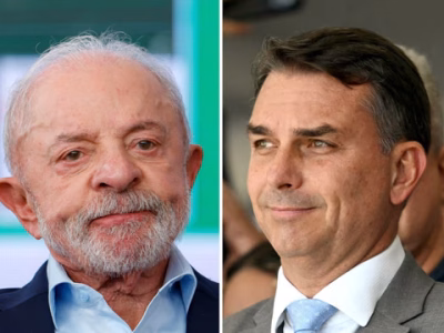 Flávio Bolsonaro supera a Lula en la primera encuesta para el balotaje en Brasil